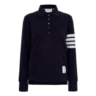 Thom Browne (WMNS) (W) Thom Browne Collar T-Shirt Navy FJP053G-07976-415
