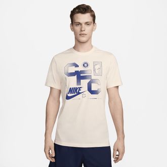 Nike Chelsea FC Nike Mens Soccer T-Shirt in Brown | FV9441-838
