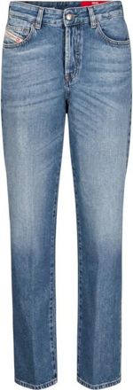 Diesel 1981 D-Went L.32 - Dames - Regular Fit Jeans - Blauw - W30 - Katoen - Jeans