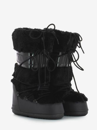 Moon Boot MB Icon faux fur black