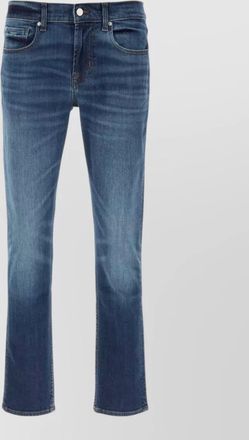 7 For All Mankind stretch denim slim tapered leg jeans