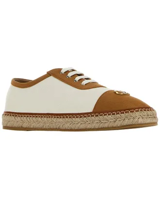 Valentino Canvas & Leather Espadrillas