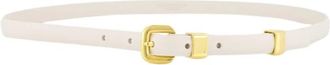 Altuzarra Elegante Ivory Skinny Riem - Dames - Riemen - Beige - L - Leer - Accessoires