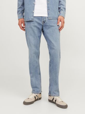 Jack & Jones Loose-fit-Jeans JACK & JONES JJICHRIS JJCLASSIC AM 676 LID NOOS, Herren, Gr. 28, L&auml;nge 30, blau (blau denim), Denim/Jeans, Obermaterial: 69% Baumwolle