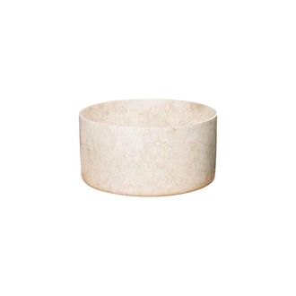 Wanda Collection Lavabo encimera de m&aacute;rmol cuarto de ba&ntilde;o 30 cm crema