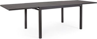 Konte Design Mesa extensible de aluminio antracita 135x90 cm - 270x90 cm