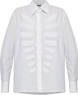 Avavav Oversized Shirt - Dames - Overhemden - Wit - XS - Katoen - Overhemden