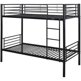 Habitat et Jardin Habitat Et Jardin - Cama Camarote adam - Metal - Negro