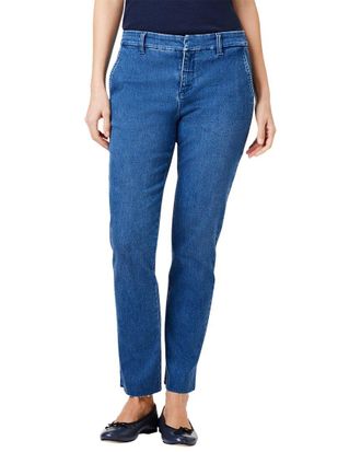 Nic+Zoe Nic+Zoe Petite Straight Leg Ankle Denim Trouser