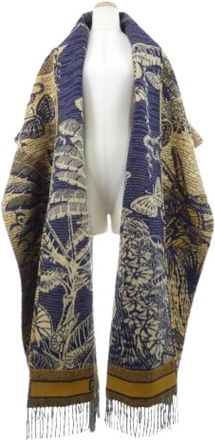 Dior Pre-owned Scarves, female, Multicolor, Size: ONE SIZE Pre-owned Scarf Material Jacket