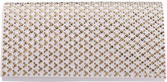 Nina Deva Crystal Clutch in Ivory Multi at Nordstrom