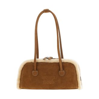 Marge Sherwood Soft Boston East-West Tas - Dames - Tassen - Bruin - Maat: ONE Size Zijde