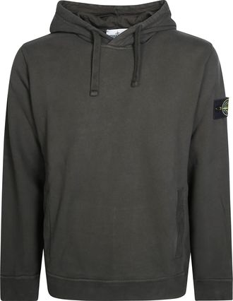 Stone Island Hoodie Sweater Relaxed-Fit Drawstring Hoodie
