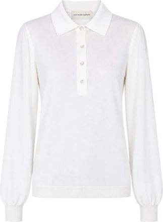 Liviana Conti Polo Shirt - Dames - Polos - Wit - M - Tops