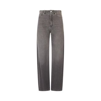 Max Mara Loose-fit Jeans, female, Gray, Size: 2XS Allegra Jeans