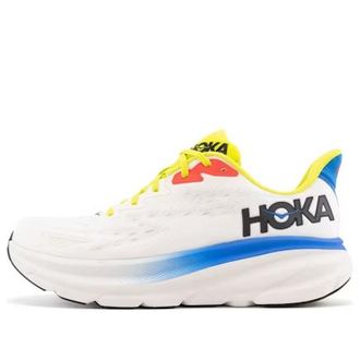 Hoka One One Clifton 9 White Blue 1127895-BVR