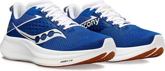 Saucony Saucony Ride 17 S20924-136 Sneakers Men Cobalt White Low Top Running Shoes FD990 (Blue,9.5)