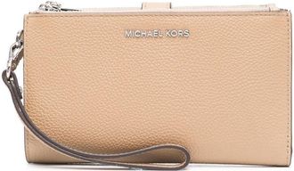 Michael Kors Adele smartphone wallet - women - Calf Leather - One Size - Neutrals