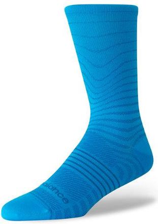 New Balance Unisex Pro Run Crew Calzini 1 Pair in Blu, Nylon, Taglia XL