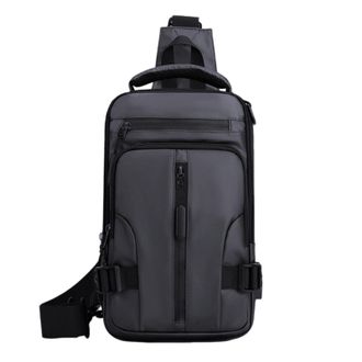 Generic Mens Sling Bag - Portable Waterproof Bag,Leisure Shoulder Backpack | for Travel Hiking Gym Fishing Camping Daily Workplace Commuting Sports Business L