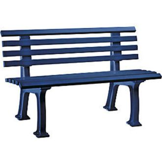 Blome Banco Para Parques De Pl&aacute;stico Con 9 Listones Anchura 1200 Mm