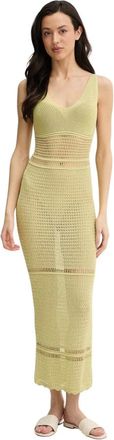 Guess Vestido Maxi Luna - Dresses - Mujer - Amarillo - L