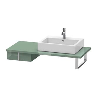 Duravit Duravit Vero Armario Bajo Para Consola, 6567, 1 Caj&oacute;n, 400 Mm, Color (frente/cuerpo): Jade Laca Alto Brillo - Ve656700303