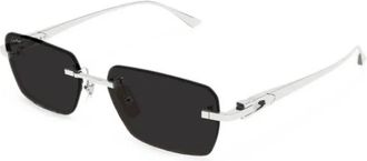 Cartier Ct0660S Zonnebril - Heren - Accessoires - Grijs - Maat: 55 MM