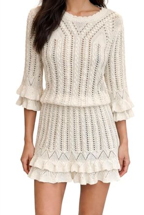 Isabel Marant Nirina Dress In Ecru