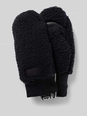 UGG Handschuhe aus Fleece mit elastischem Bund in Black, Gr&ouml;&szlig;e S/M