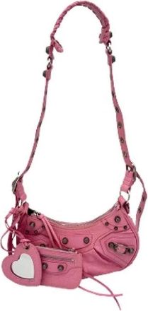 Balenciaga Pre-owned Shoulder Bags, female, Pink, Size: ONE SIZE Pre-owned Vintage Shoulder Bag
