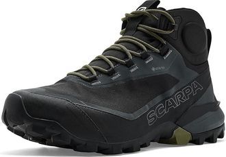 Scarpa Ribelle Cross 2 Mid Gtx Mens Shoes Black/Olive : EU 42.5 (US Mens 9.5) D - Medium, Synthetic