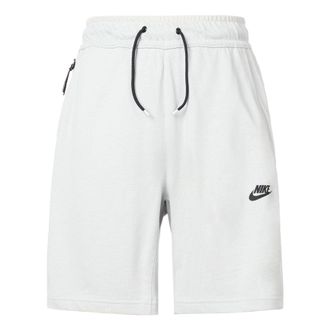Nike Mens Nike Printing Brand LOGO Lacing Straight Shorts Gray DM6590-063
