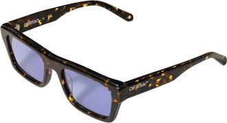 Off-white Unisex Sunglasses Flint Shiny Havana Acetate