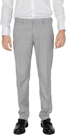 Antony Morato Heren, Broeken, Grijs, Maat: 2XL Leer