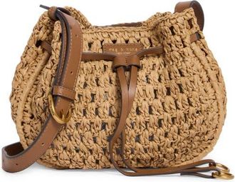 Rag & Bone River Raffia Crossbody Bag in Natural at Nordstrom