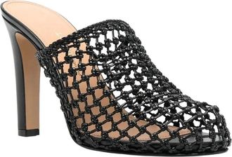 Ferragamo Ella High-Heel Leather Mule