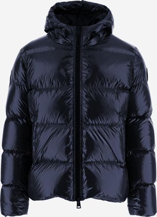Herno gewatteerd nylon donsjack met capuchon