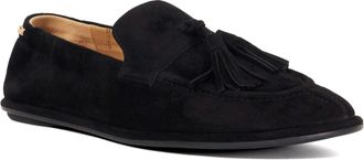 Dune London Dune Aardende Suède Dames Zwarte Instappers