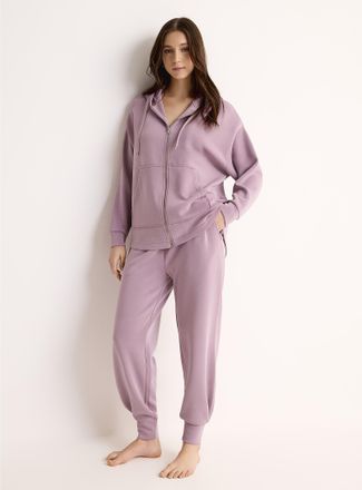 Miiyu Womens Peachskin-feel barrel lounge joggers