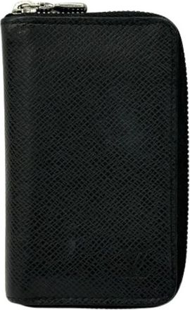 Louis Vuitton Pre-owned Coin Case - Heren - Vintage Accessoires - Zwart - ONE Size - Leer - Vintage
