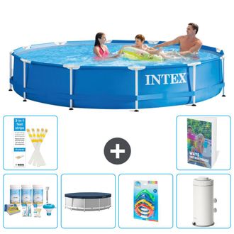 Intex Piscina Con Estructura Redonda - 366x76 Cm - 7-piezas S26