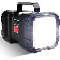OEM Linterna Led Recargable De 10000 Mah, 1200 Lm De Tiempo De Espera Ultralargo, Alta Potencia, Linterna De Camping Impermeable, 7 Modos, Foco Led Superb