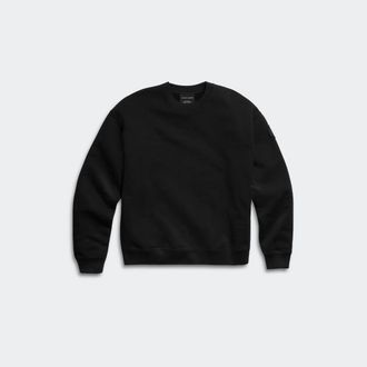 Canada Goose Wander Crew Tonal Label (Women, Black, S)