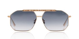 Anna-Karin Karlsson LE BOSS 2.0 Gold Womens Sunglasses Gold Size 62