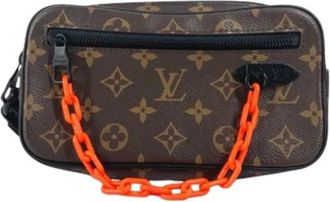 Louis Vuitton Vintage, unisex, Bruin, ONE Size, Pre-owned Clutch Bag (Pochette/Pouch)