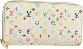 Louis Vuitton Pre-owned Wallets, female, Multicolor, Size: ONE SIZE Pre-owned Canvas Wallet