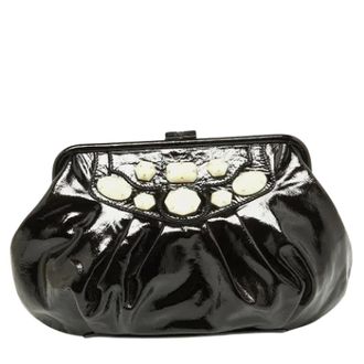 Moschino Pre-owned Clutches, female, Black, Size: ONE SIZE Pre-owned Leather clutches