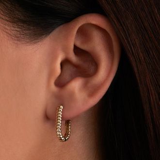 BELORO Ohrringe - La Rinascente Elena Creolen - Gr. unisize - in Gold - für Damen