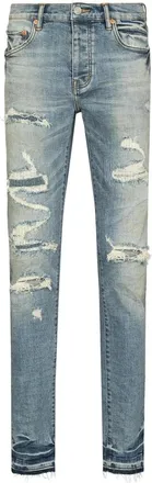 Purple Heren, Jeans, Blauw, Maat: W29 Katoen